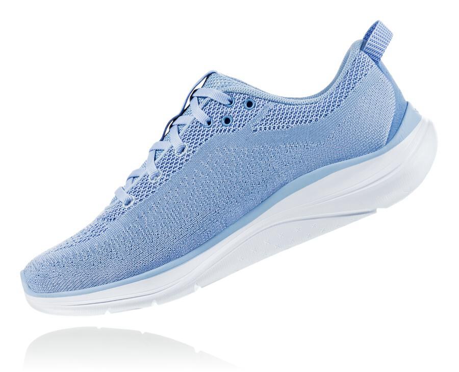 Tenis Hoka One One Feminino Azuis/Branco - Hupana Flow - 863-RJWKVL